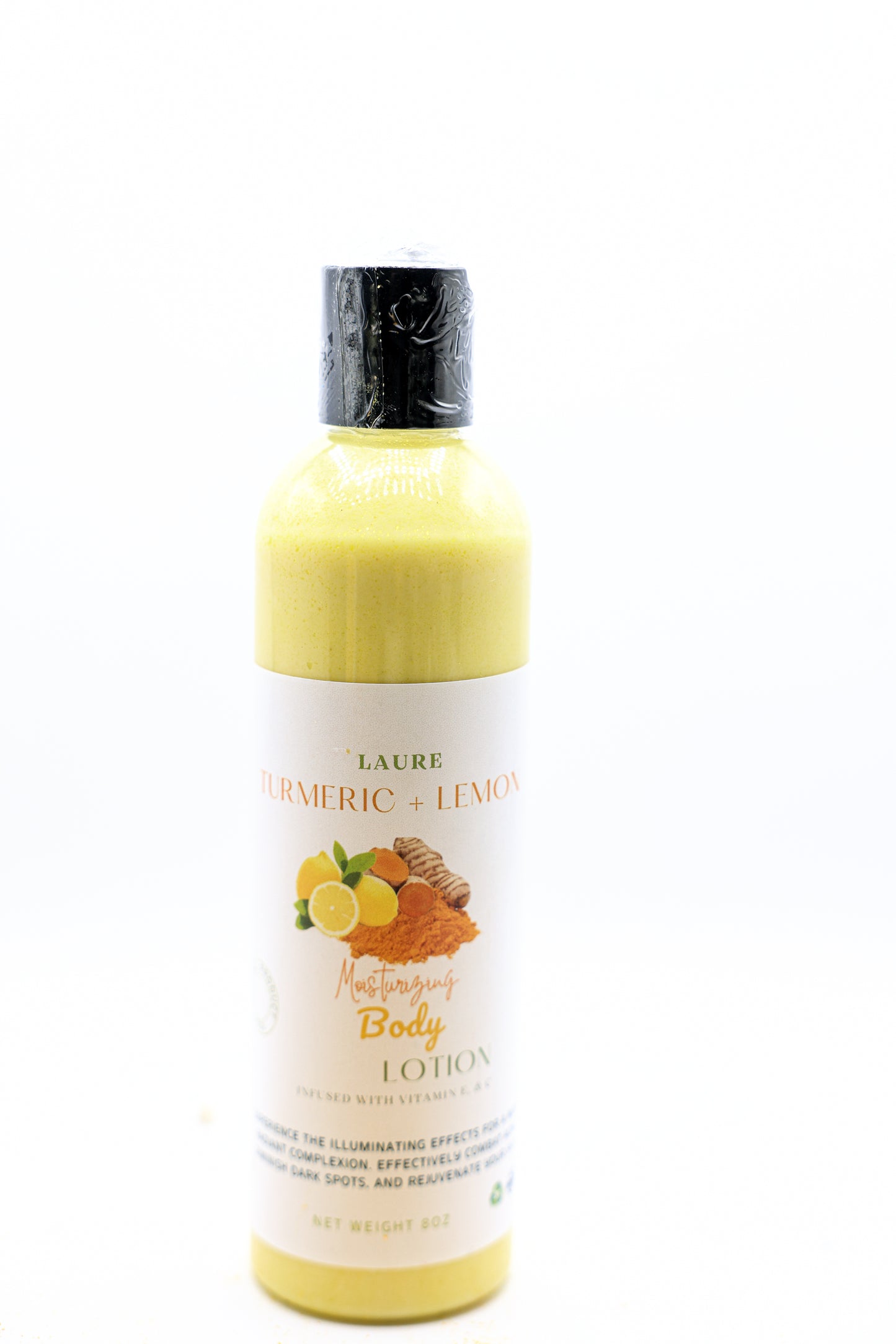 Turmeric and Lemon  Body Lotion- Brightening and Moisturizing with Vitamin C and E