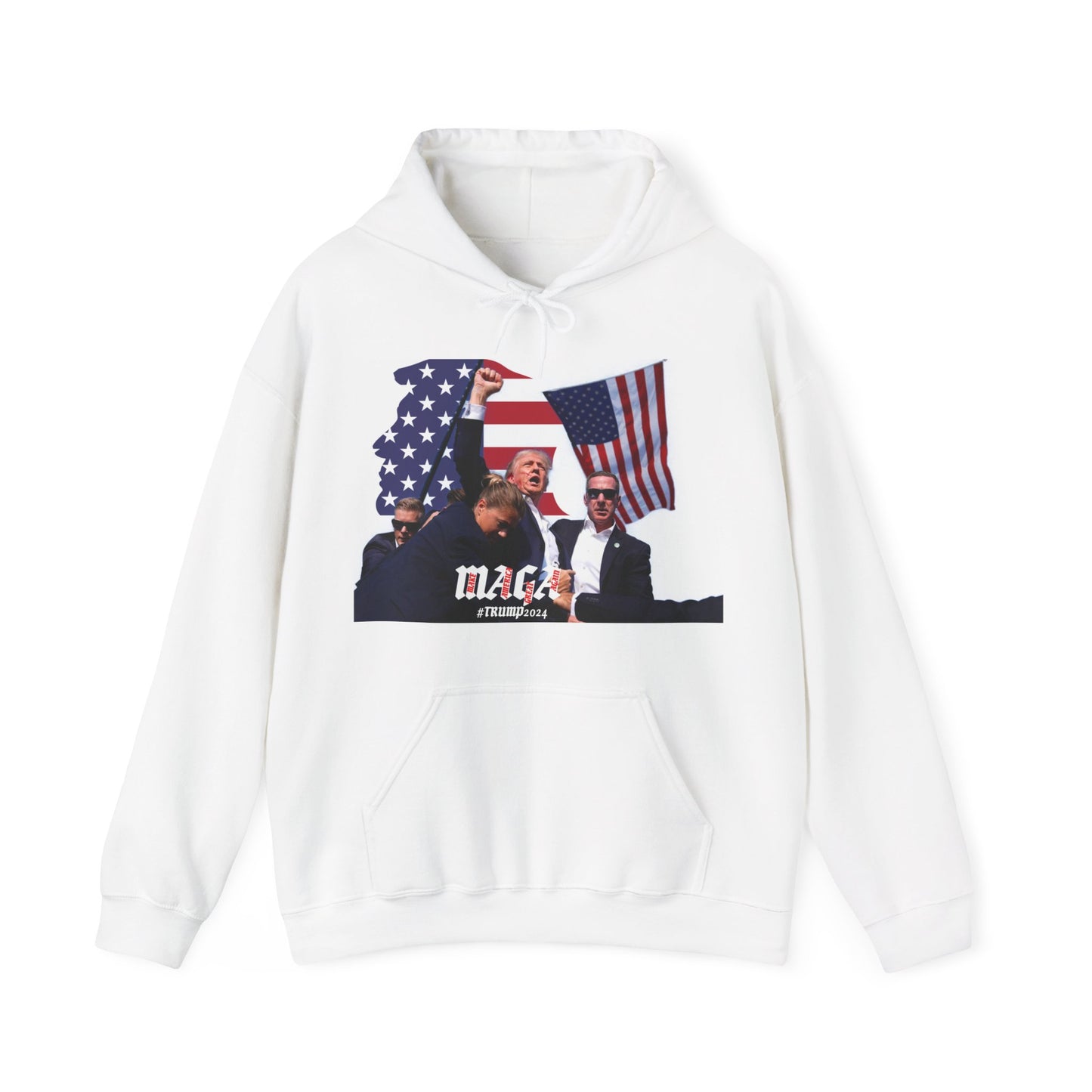 Unisex Heavy Blend™ Hooded Sweatshirt Trump 2024