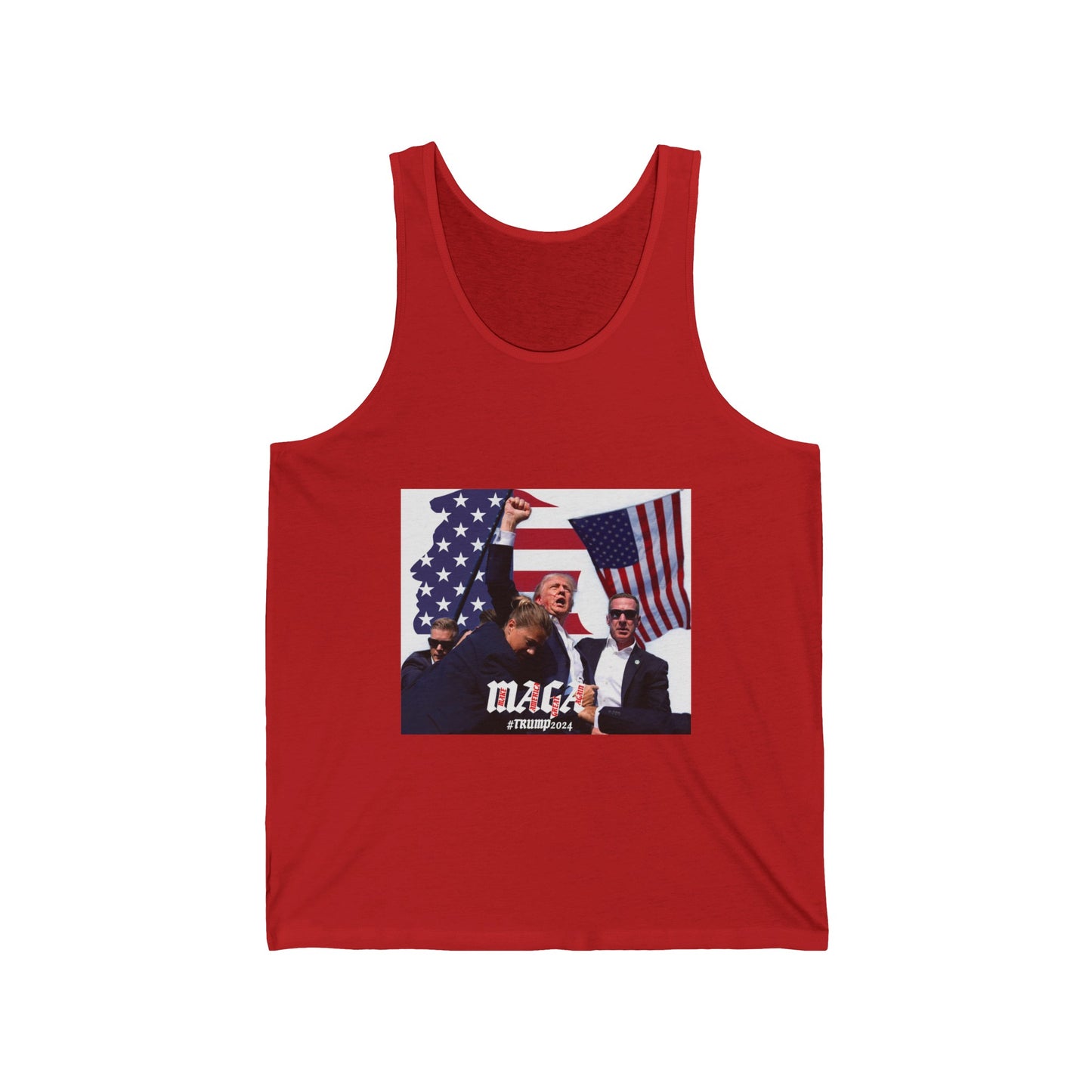 Unisex Jersey Tank Trump 2024