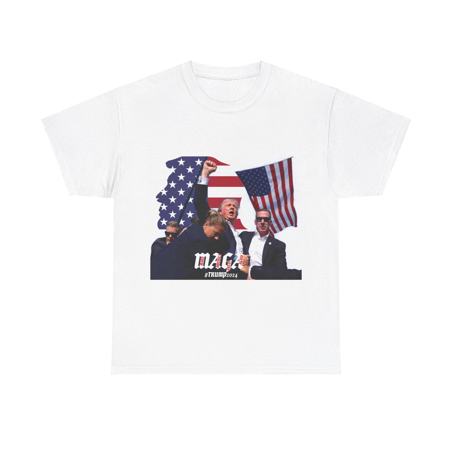 Unisex Heavy Cotton Tee Trump 2024