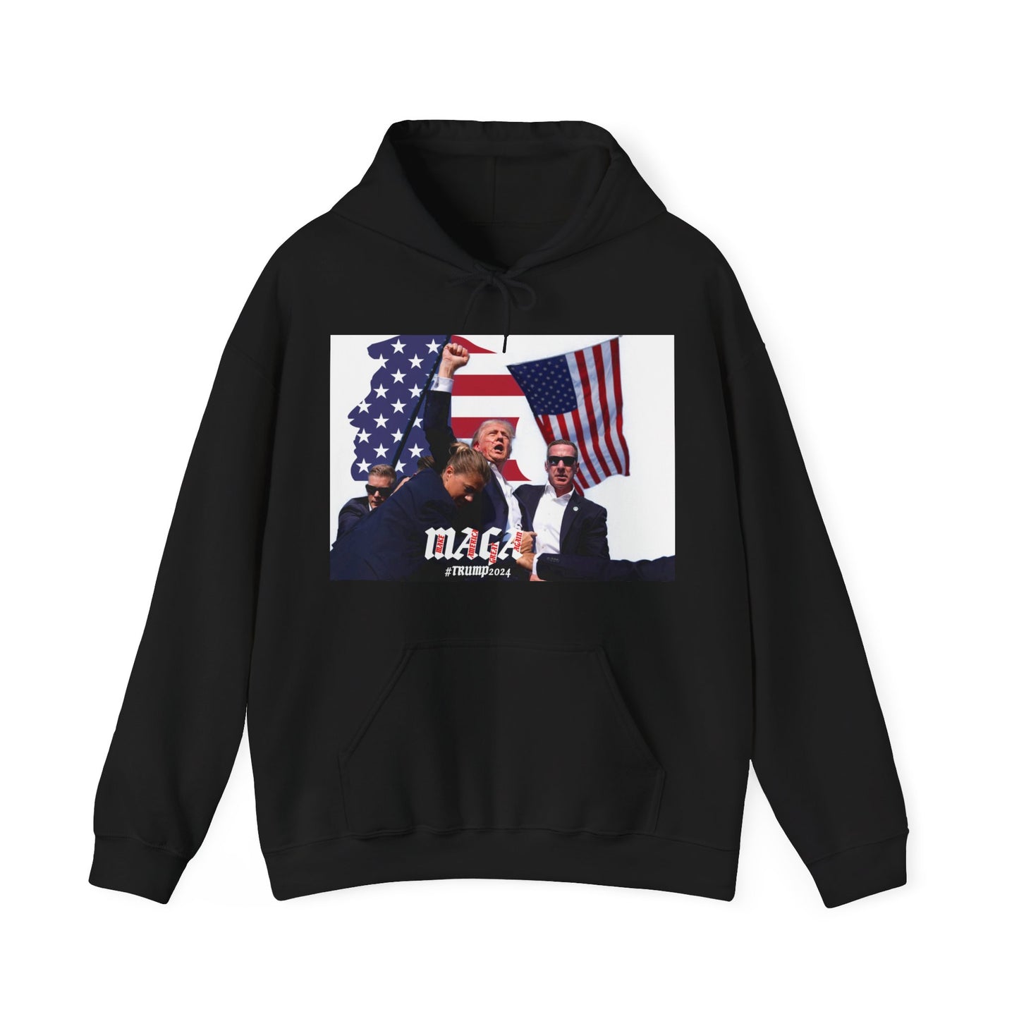 Unisex Heavy Blend™ Hooded Sweatshirt Trump 2024