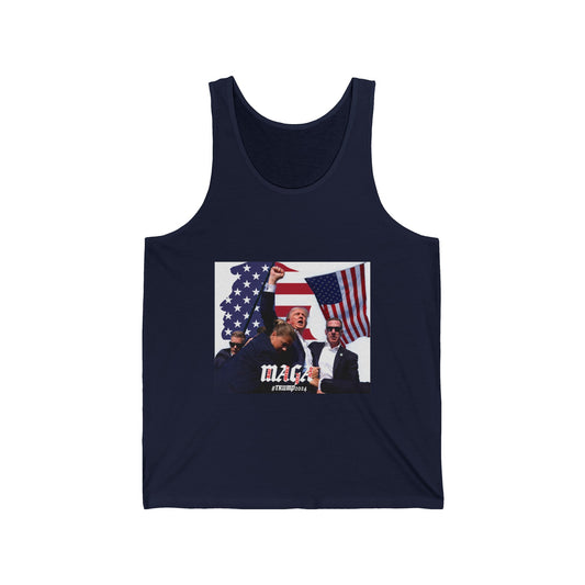 Unisex Jersey Tank Trump 2024