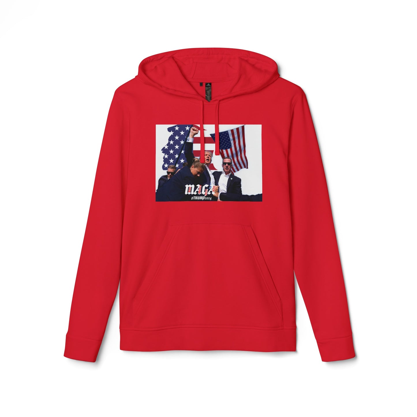 adidas® Unisex Fleece Hoodie Trump2024