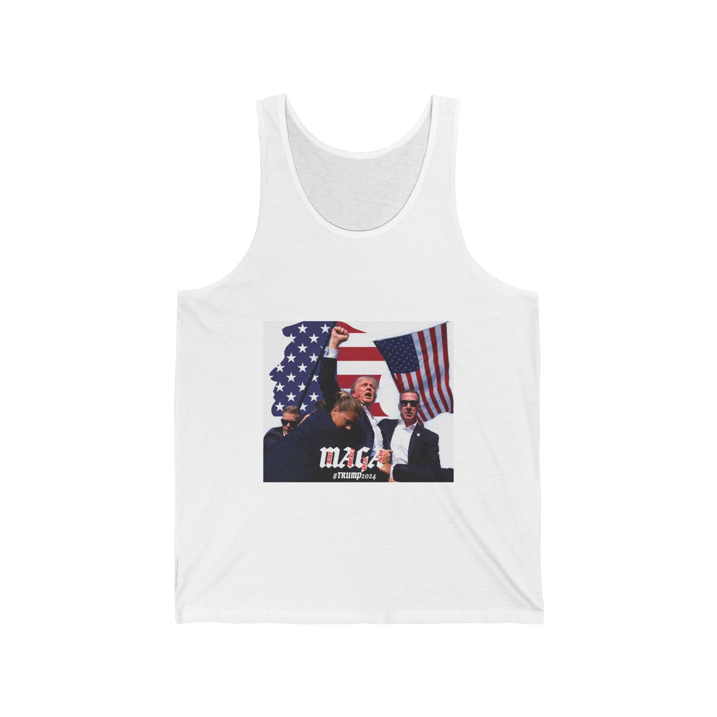 Unisex Jersey Tank Trump 2024