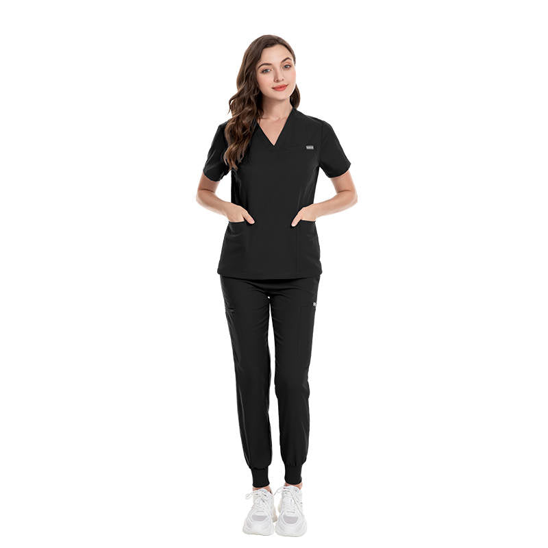 Scrubs Medical Uniform Women Scrubs Set, Top and Pants Jogger