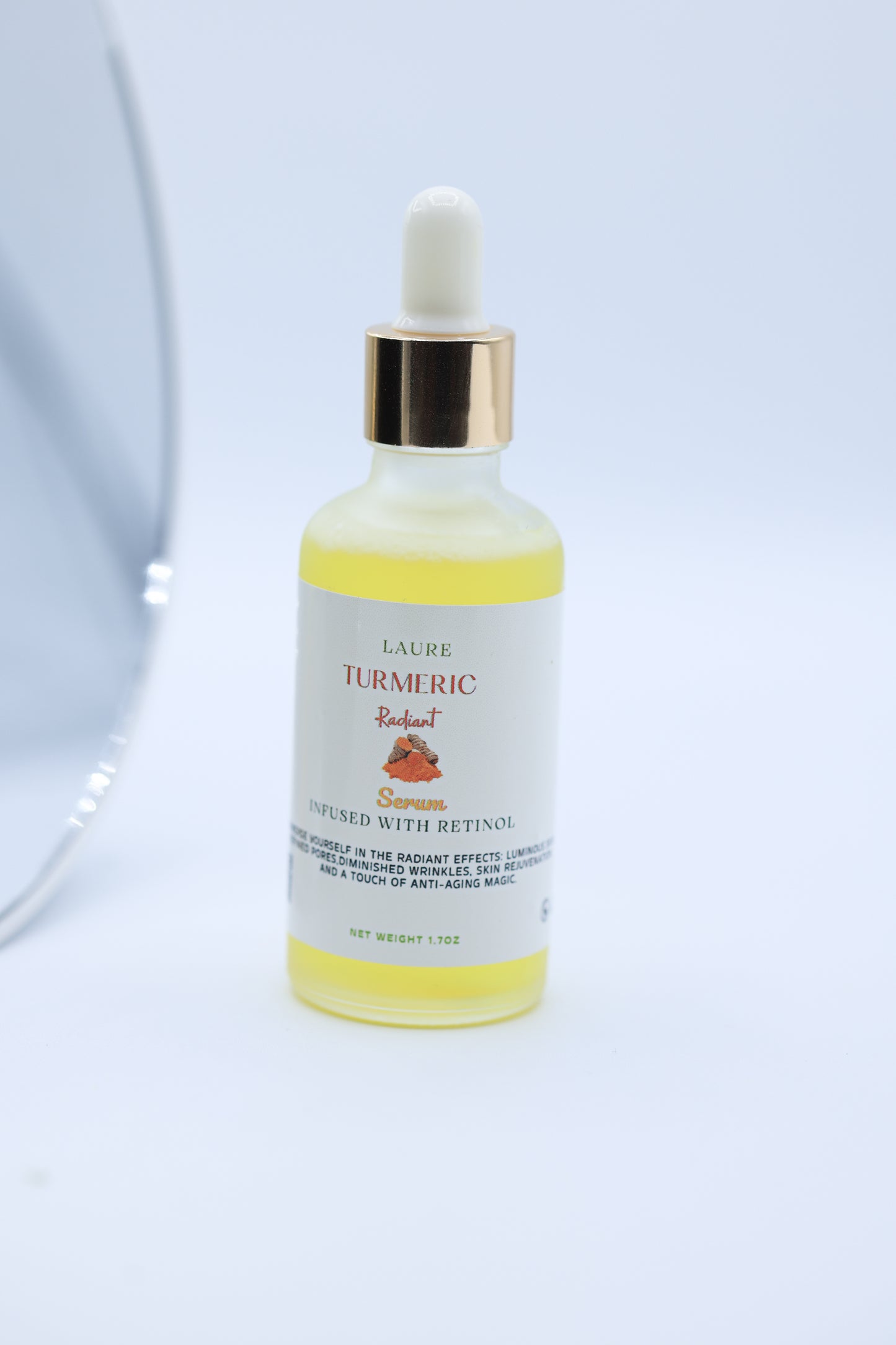 Turmeric Brightening serum with vitamin C, and Retinol