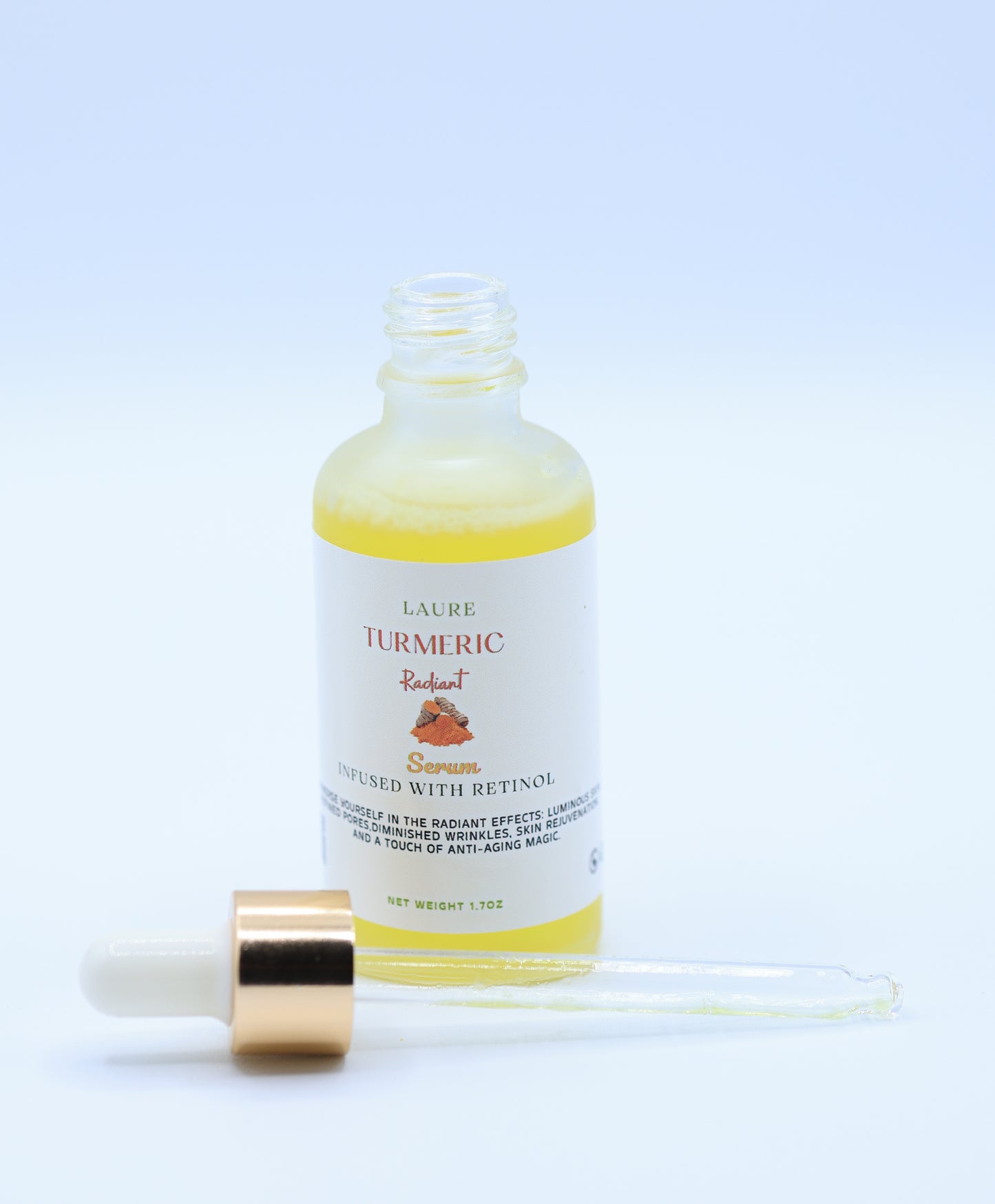 Turmeric Brightening serum with vitamin C, and Retinol