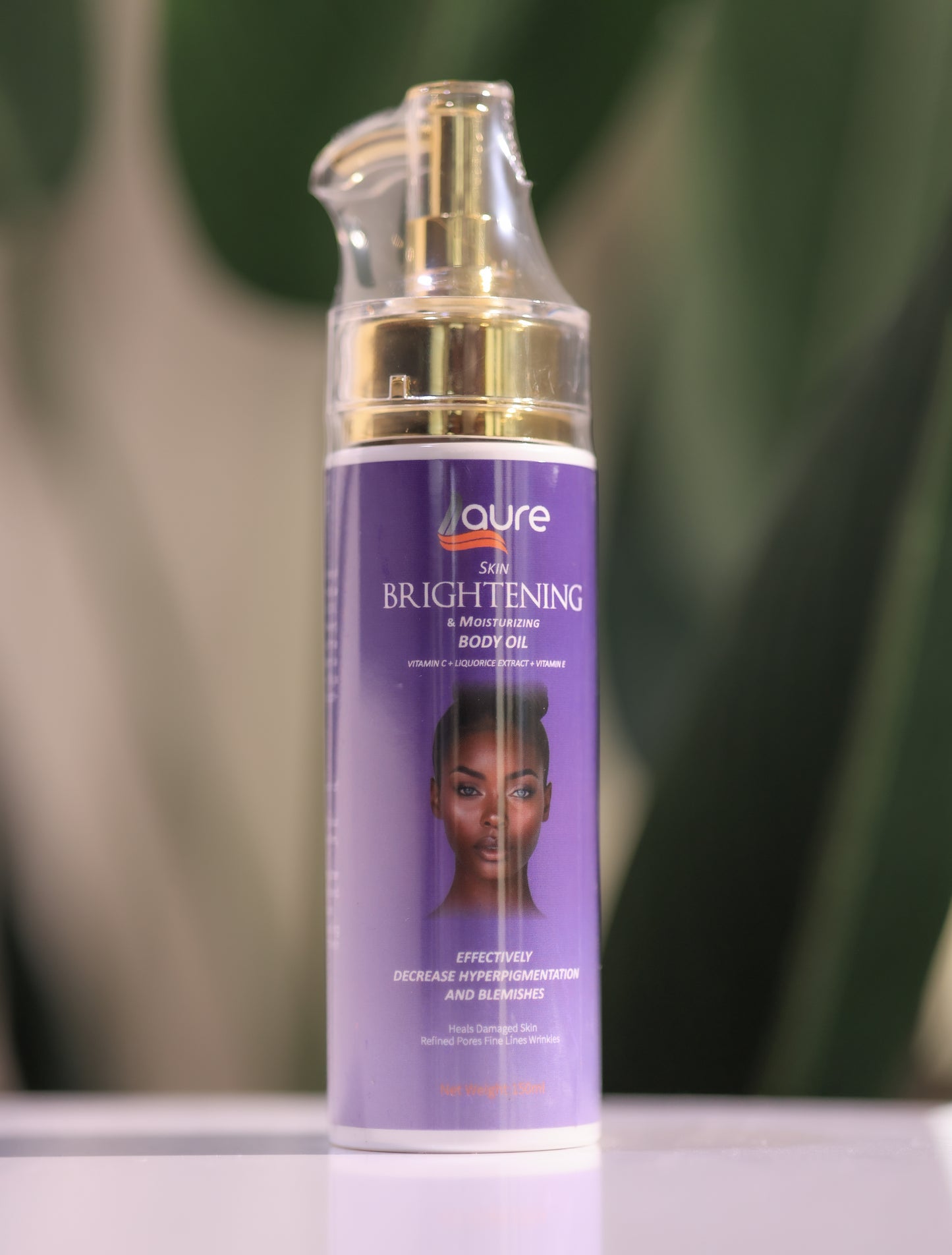 Skin Brightening Body Oil-vitamin C, licorice root extract, and Vatamin E