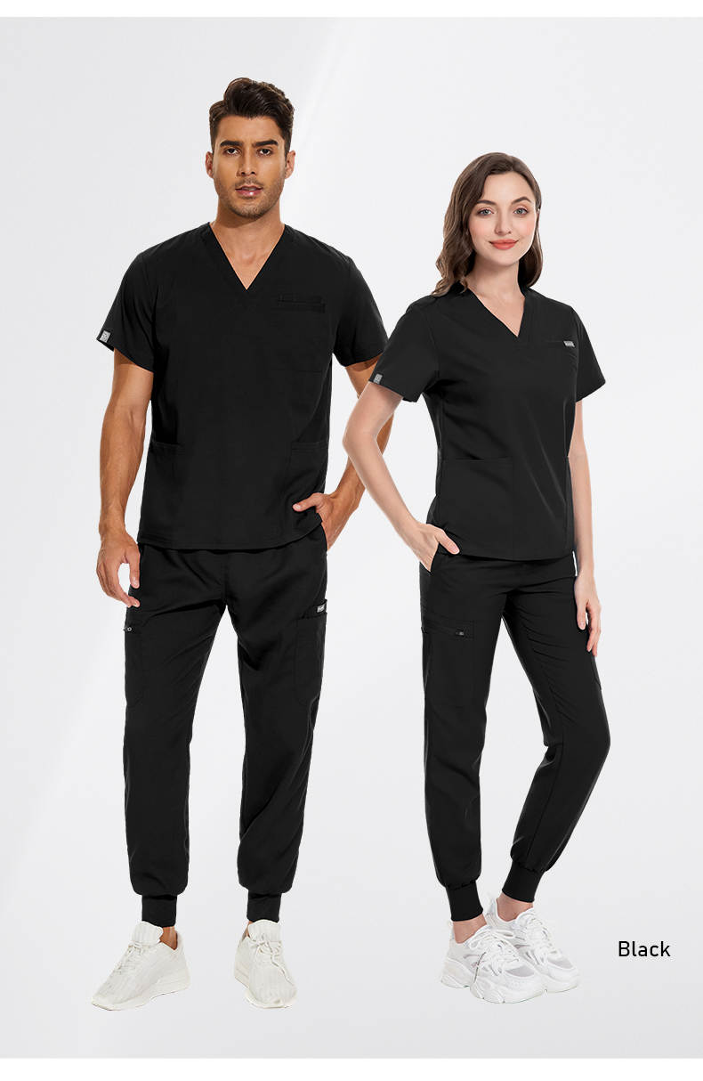 Scrubs Medical Uniform Women Scrubs Set, Top and Pants Jogger